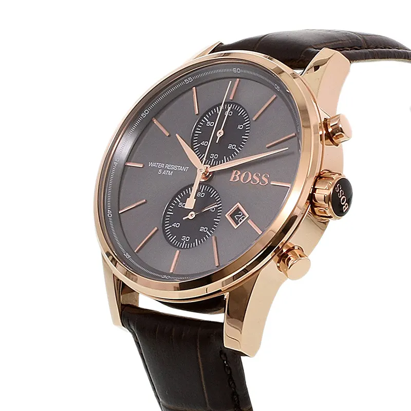 Hugo Boss Contemporary Grey Dial Men's Watch- 1513281